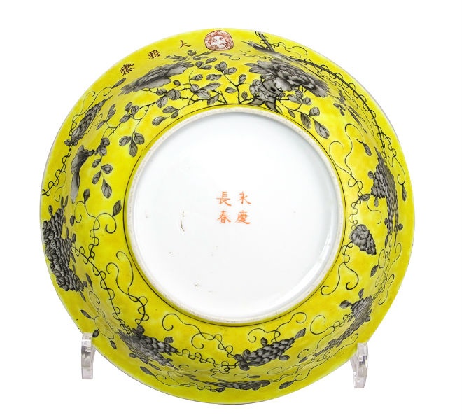 art asiatique assiette porcelaine chine